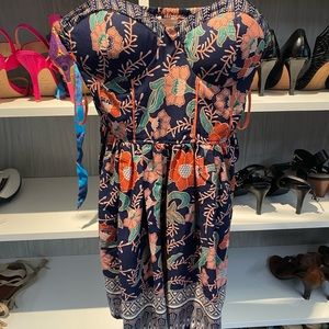 Spaghetti strap built in bra sundress